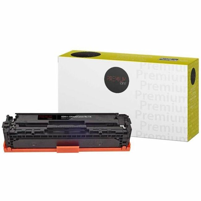 Premium Tone Toner Cartridge - Alternative for Canon No.116 / Hewlett Packard CB542A - Yellow