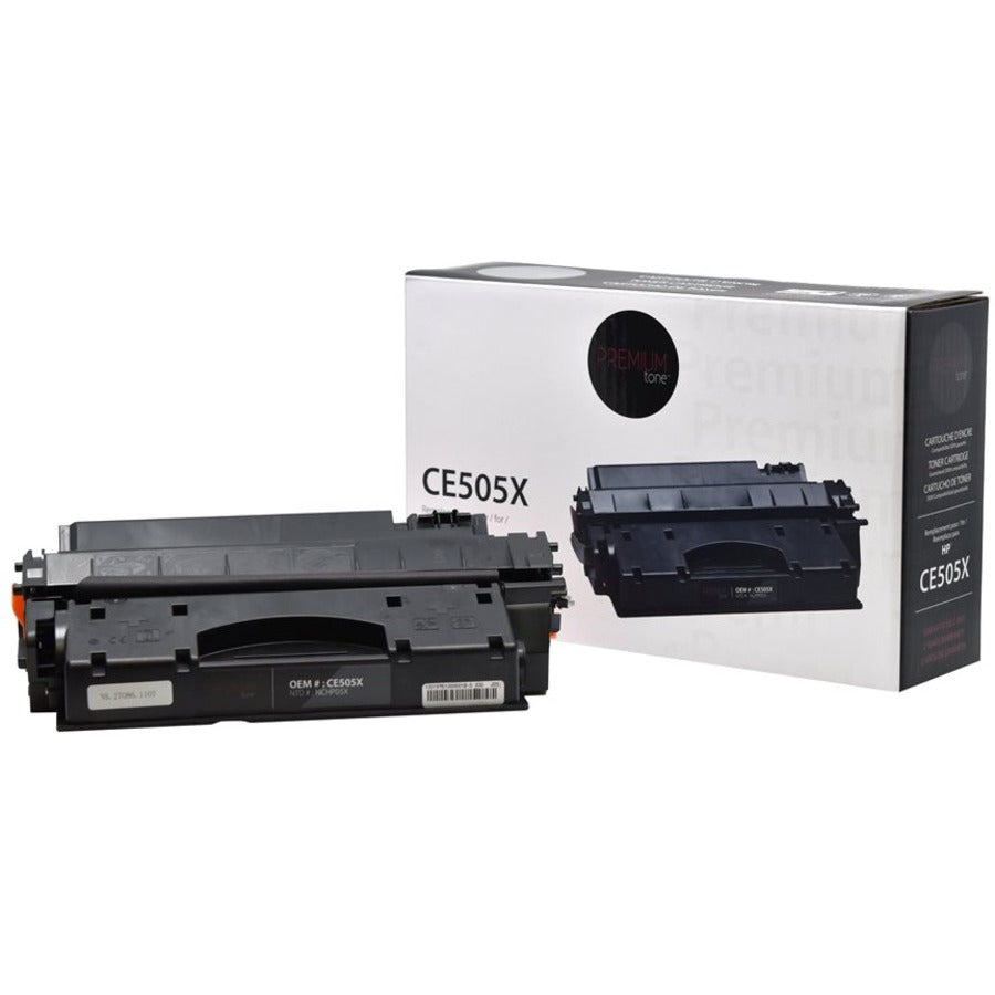 Premium Tone Toner Cartridge - Alternative for Hewlett Packard CE505X / 05X - Black