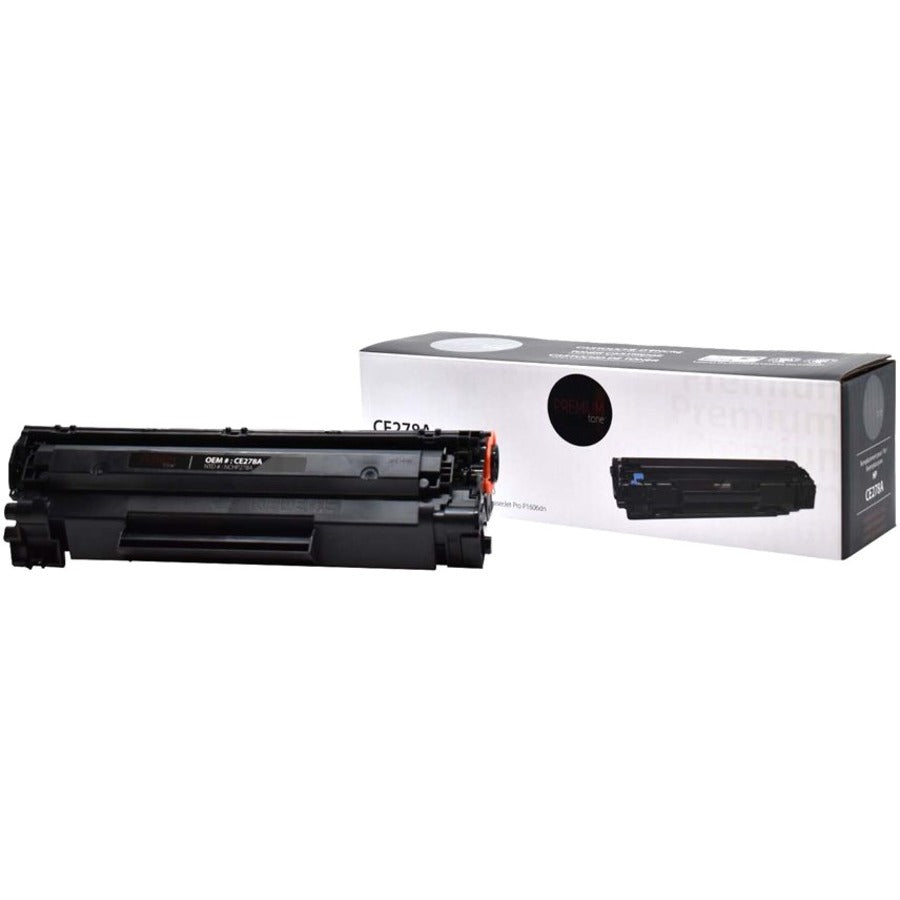 Premium Tone Toner Cartridge - Alternative for Hewlett Packard CE278A - Black