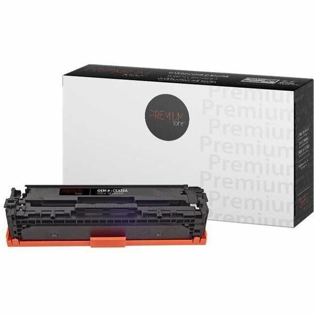 Premium Tone Toner Cartridge - Alternative for Hewlett Packard CE320A / 128A - Black