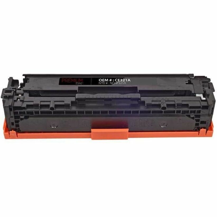 Premium Tone Toner Cartridge - Alternative for Hewlett Packard CE321A / 128A - Cyan - NCHP321A