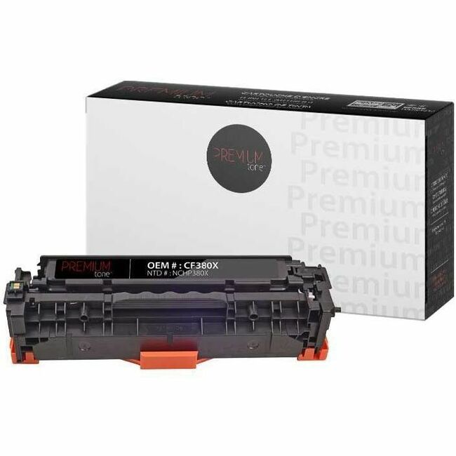 Premium Tone Toner Cartridge - Alternative for Hewlett Packard CF380X / 312X - Black