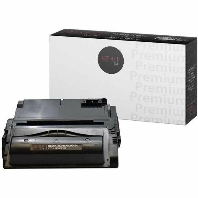 Premium Tone Toner Cartridge - Alternative for Hewlett Packard Q1338A / 38A - Black