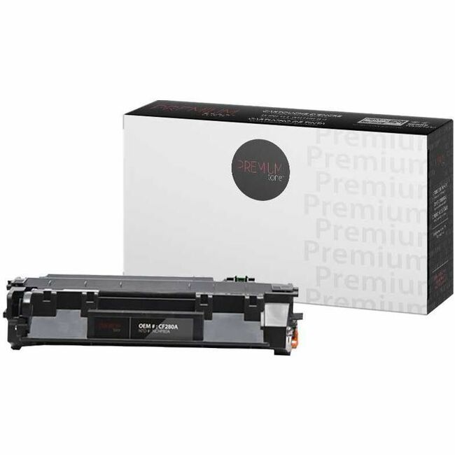Premium Tone Toner Cartridge - Alternative for Hewlett Packard CF280A / 80A - Black