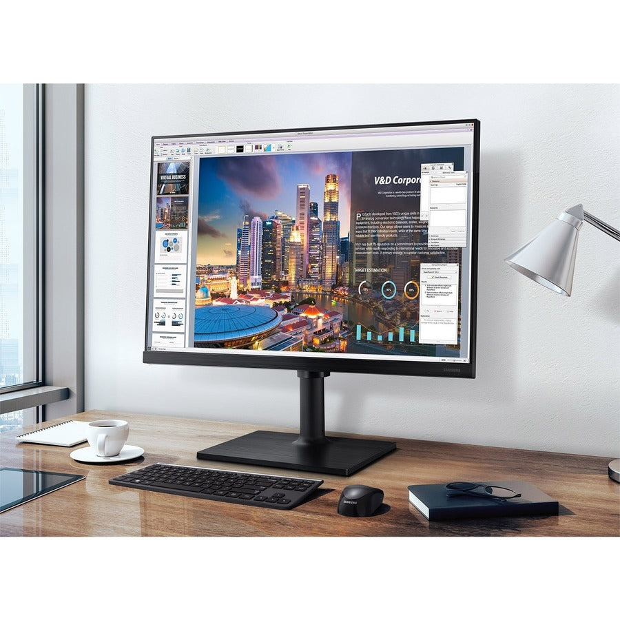 Samsung F27T450FQN 27" Class Full HD LCD Monitor - 16:9 - Black - LF27T450FQNXGO