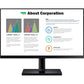 Samsung F27T450FQN 27" Class Full HD LCD Monitor - 16:9 - Black - LF27T450FQNXGO