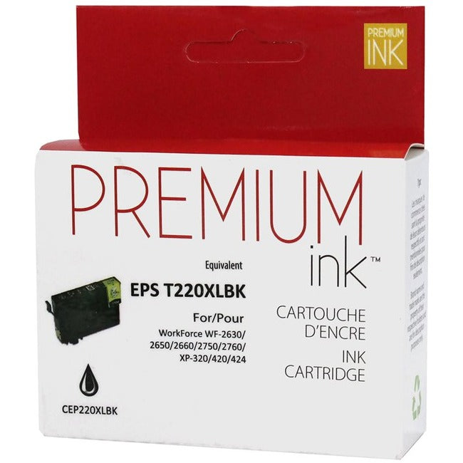 Premium Ink Ink Cartridge - Alternative for Epson T220XL120 - Black
