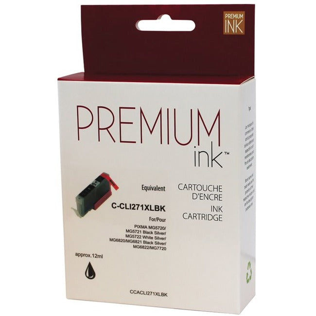 Premium Ink Ink Cartridge - Alternative for Canon CLI-271XLC - Black