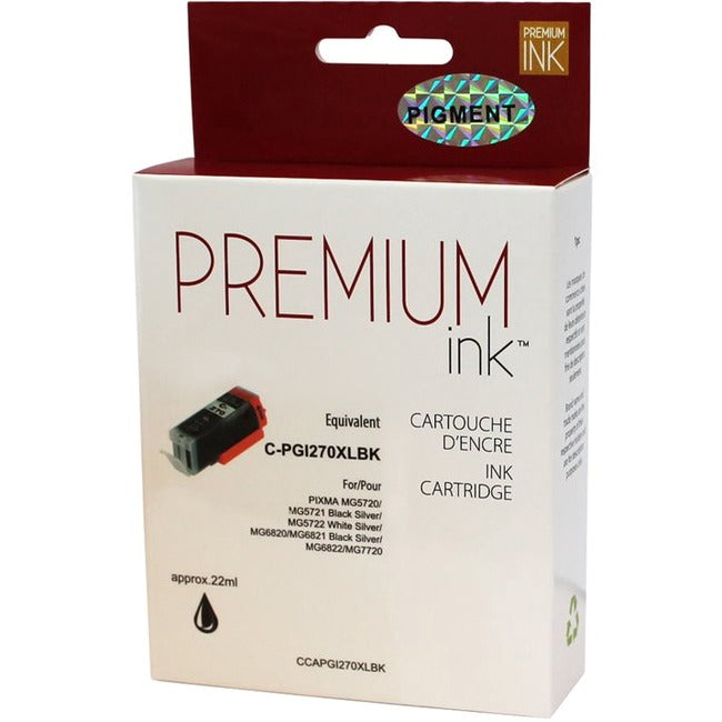 Premium Ink Ink Cartridge - Alternative for Canon PGI270XLBK - Black
