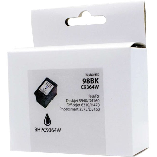 Neutral Box Ink Cartridge - Remanufactured for Hewlett Packard C9364WN / NO.98 - Black