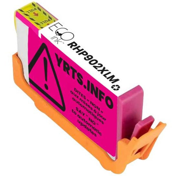 Eco Ink Ink Cartridge - Remanufactured for Hewlett Packard T6M06AN / 902XL - Magenta - RHP902XLM