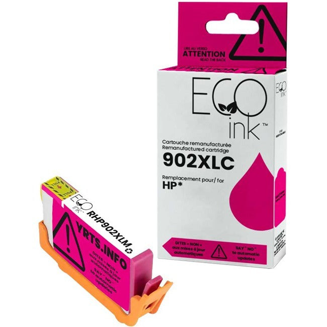 Eco Ink Ink Cartridge - Remanufactured for Hewlett Packard T6M06AN / 902XL - Magenta