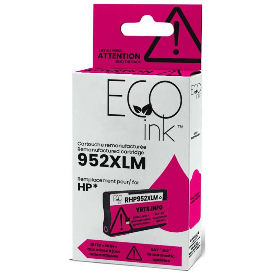 Eco Ink Ink Cartridge - Remanufactured for Hewlett Packard L0S64AN / 952XL - Magenta - RHP952XLM