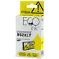 Eco Ink Ink Cartridge - Remanufactured for Hewlett Packard L0S67AN / 952XL - Yellow - RHP952XLY