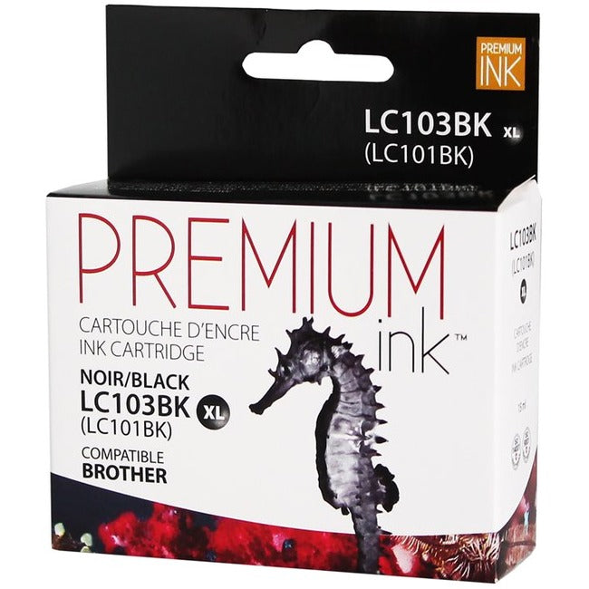 Premium Ink Ink Cartridge - Alternative for Brother LC103BK - Black