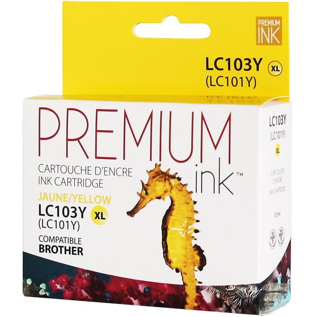 Premium Ink Ink Cartridge - Alternative for Brother LC103YS - Yellow