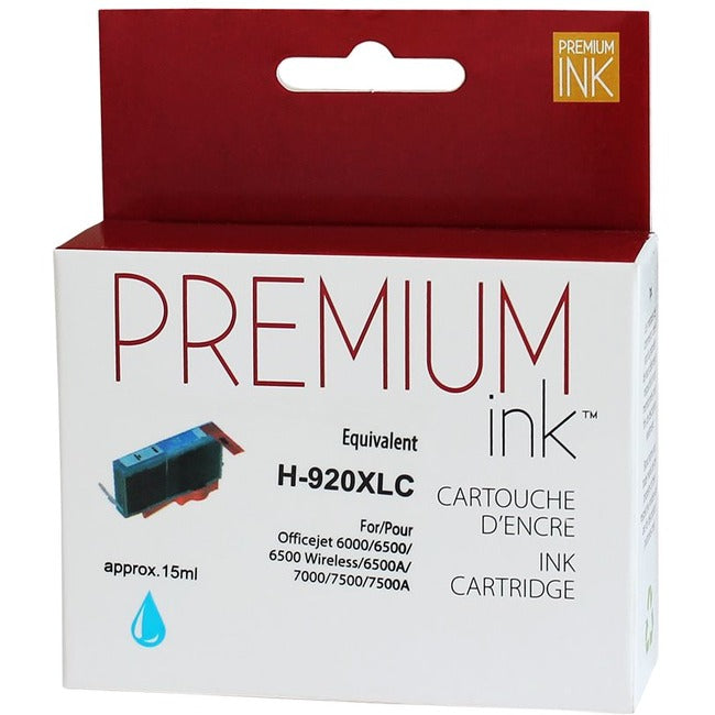 Premium Ink Ink Cartridge - Alternative for Hewlett Packard CD972AN / 920XL - Cyan