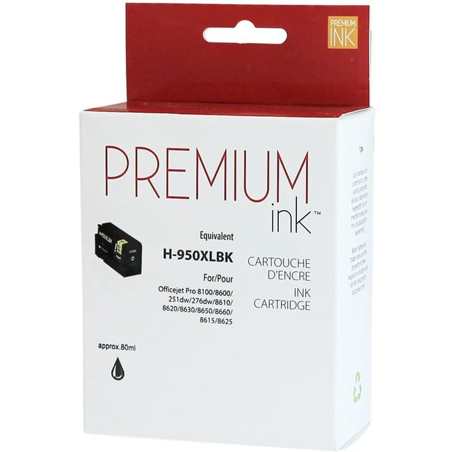 Premium Ink Ink Cartridge - Alternative for Hewlett Packard CN045AN / 950XL - Black