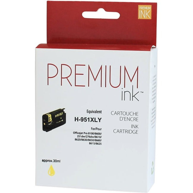 Premium Ink Ink Cartridge - Alternative for Hewlett Packard CN048AN / 951XL - Yellow