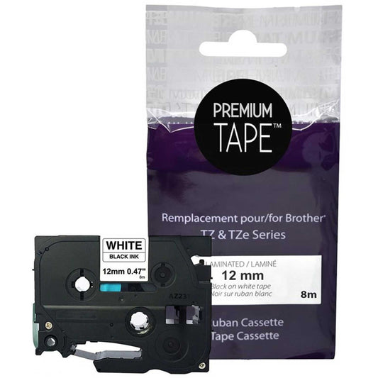 Premium Tape Label Tape - Alternative for Brother TZe-231
