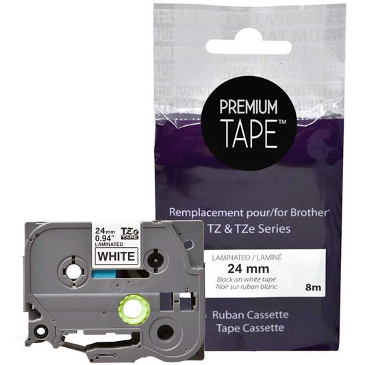 Premium Tape Label Tape - Alternative for Brother TZe-251