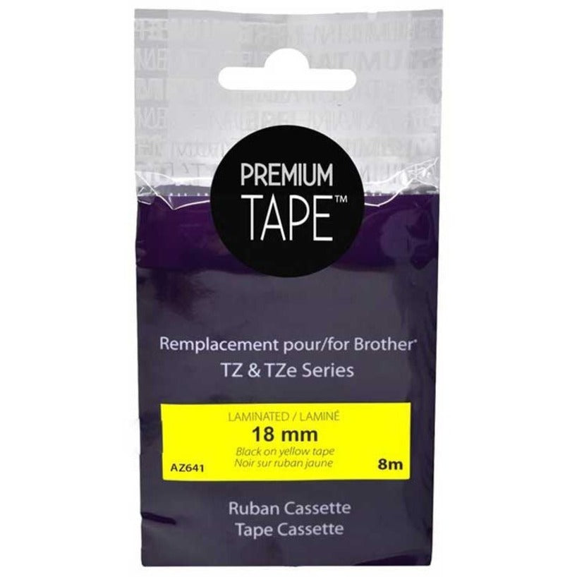 Premium Tape Label Tape - Alternative for Brother TZe-641 - AZ641