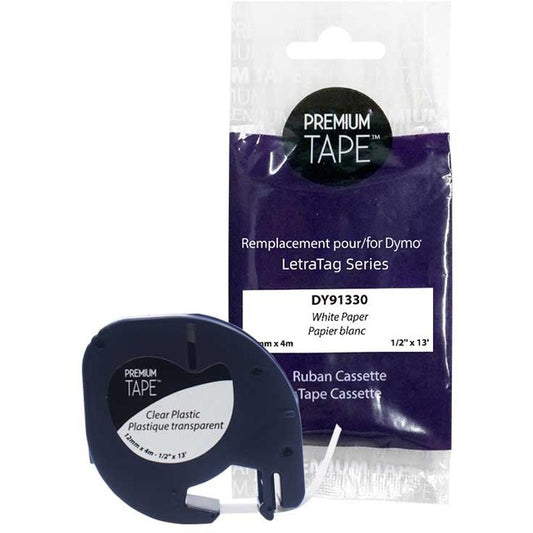 Premium Tape Label Tape - Alternative for Dymo A91330