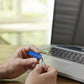 Verbatim 128GB Ergo USB 3.0 Flash Drive - Blue - 70880