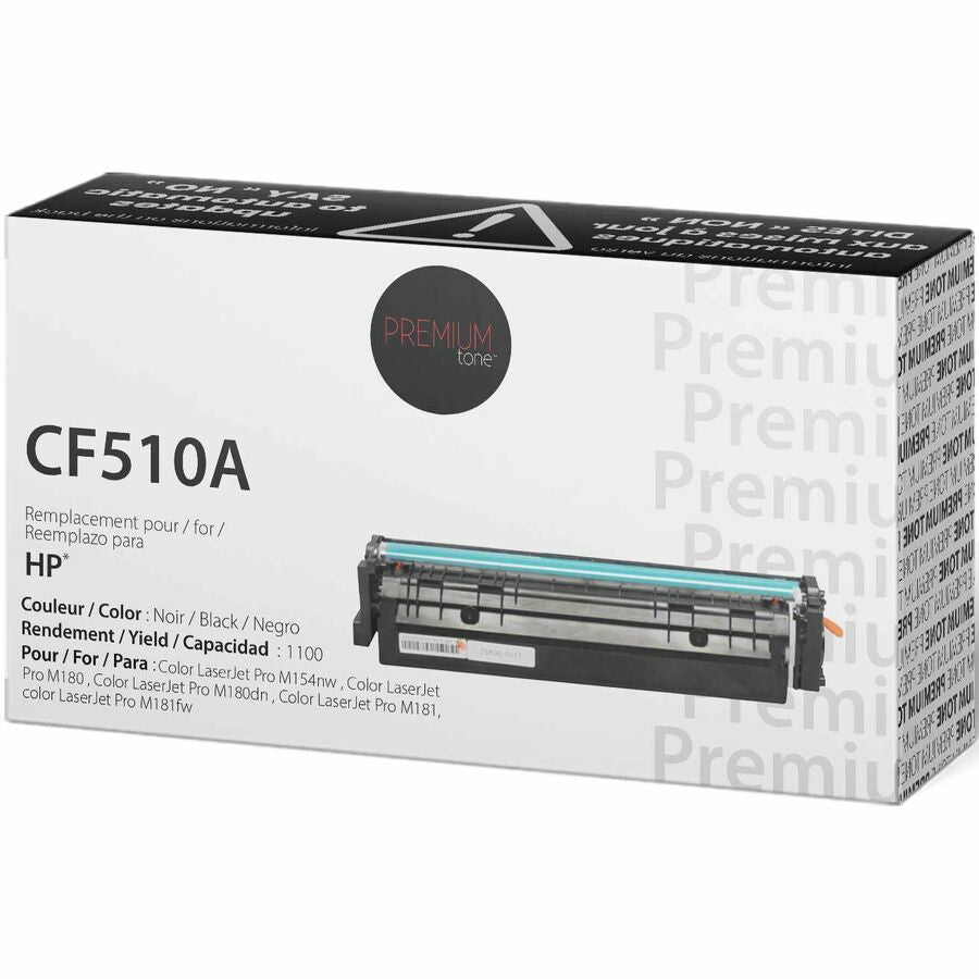 Premium Tone Toner Cartridge - Alternative for Hewlett Packard CF510A / 204A - Black - NCHPCF510A