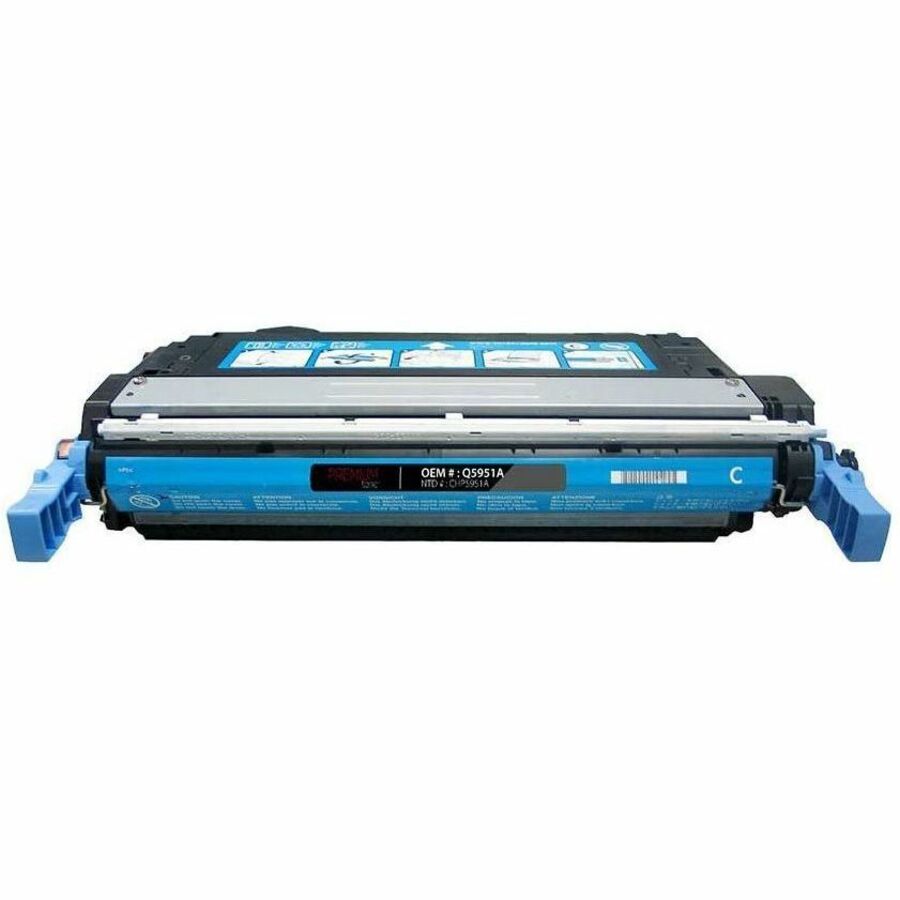 Premium Tone Toner Cartridge - Alternative for Hewlett Packard Q5951A / 643A - Cyan - CHP5951A