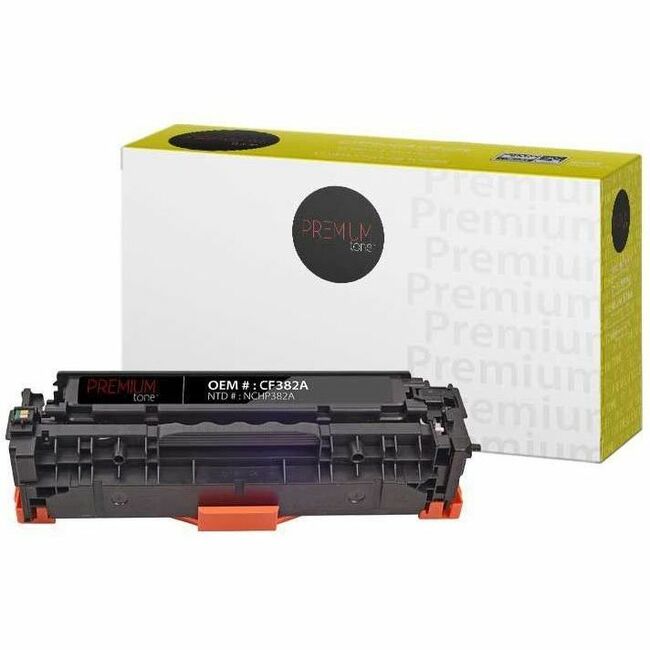 Premium Tone Toner Cartridge - Alternative for Hewlett Packard CF382A / 312A- Yellow