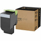 EcoTone Toner Cartridge - Remanufactured for Lexmark 70C1HK0 / 701HK - Black