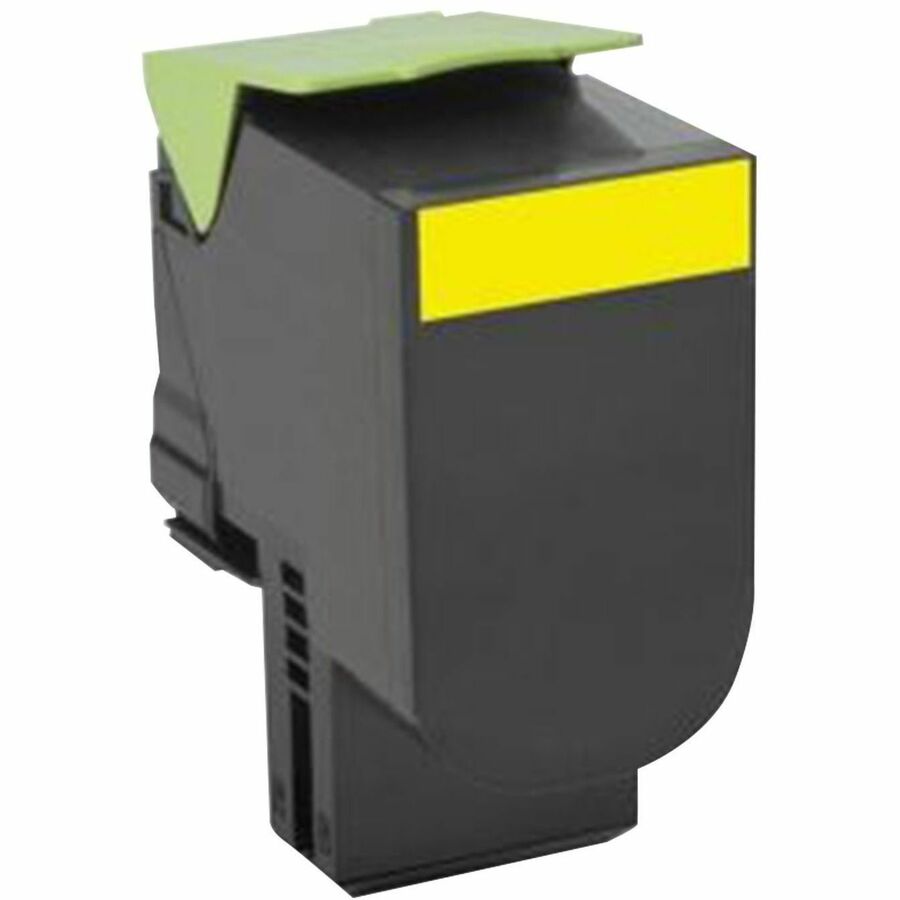 EcoTone Toner Cartridge - Remanufactured for Lexmark 801HY / 80C1HY0 - Yellow - RLEX-801HY