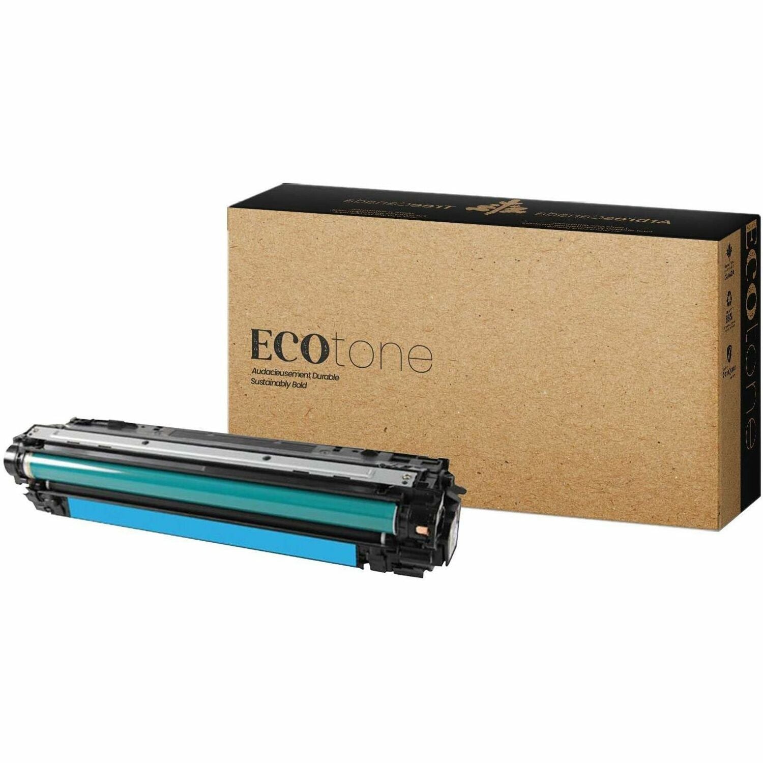 EcoTone Toner Cartridge - Remanufactured for Hewlett Packard CE741A / 307A - Cyan