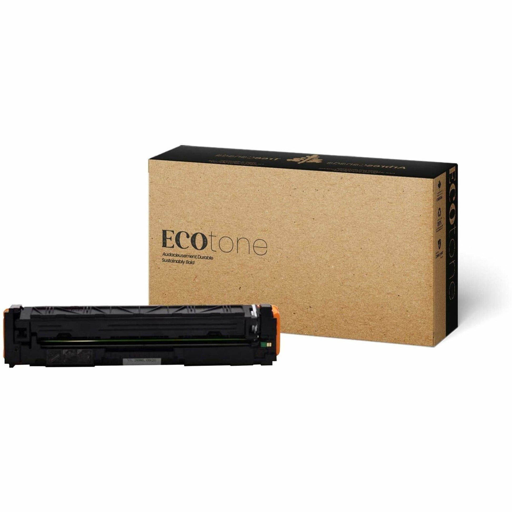 EcoTone Toner Cartridge - Remanufactured for Hewlett Packard CF403X / 201X - Magenta