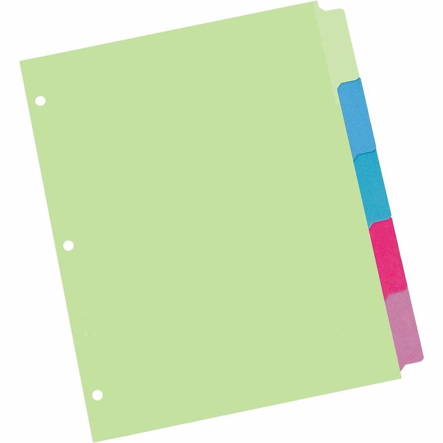 Avery&reg; Big Tab™ Write & Erase Dividers 5 tabs, 1 set - 23180