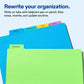 Avery&reg; Big Tab™ Write & Erase Dividers 5 tabs, 1 set - 23180