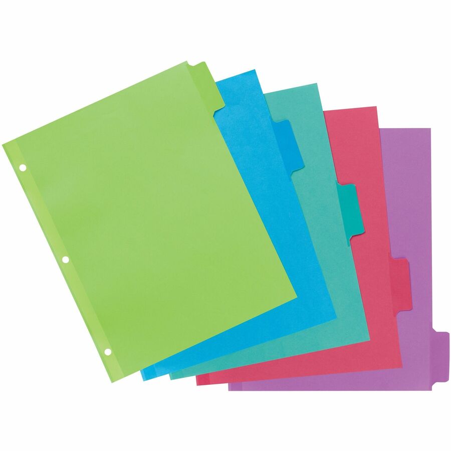 Avery&reg; Big Tab™ Write & Erase Dividers 5 tabs, 1 set - 23180