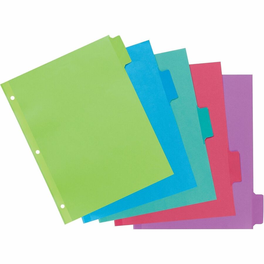 Avery&reg; Big Tab™ Write & Erase Dividers 5 tabs, 1 set - 23180