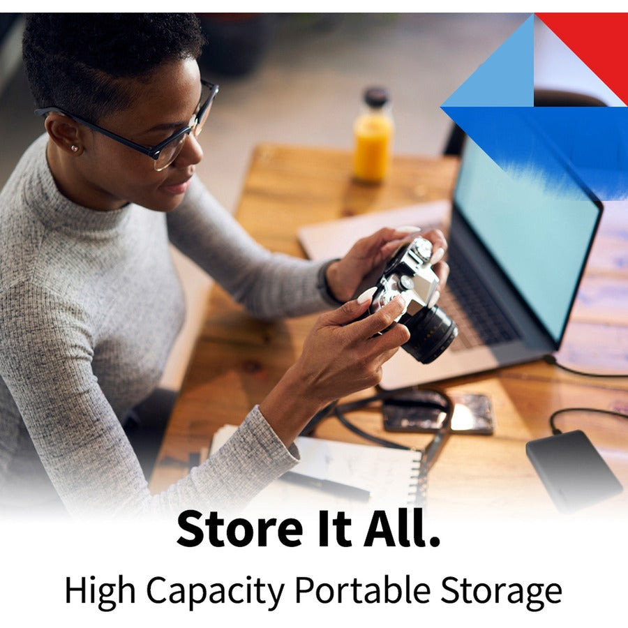 Toshiba Canvio Advance HDTCA20XK3AA 2 TB Portable Hard Drive - External - Black - HDTCA20XK3AA