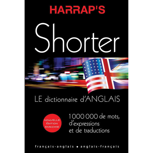 Harrap's Shorter Bilingual Dictionary 2021 Editions Printed Book