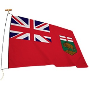 L'&eacute;tendard Provincial Flag Manitoba