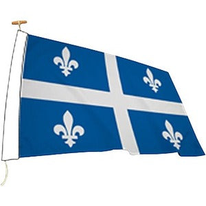 L'&eacute;tendard Provincial Flag Quebec