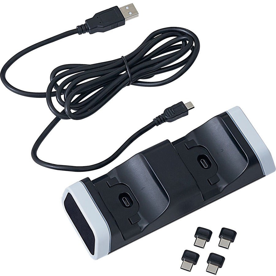 Verbatim Dual Charging Stand for use with PlayStation 5 DualSense Wireless Controller - 70725