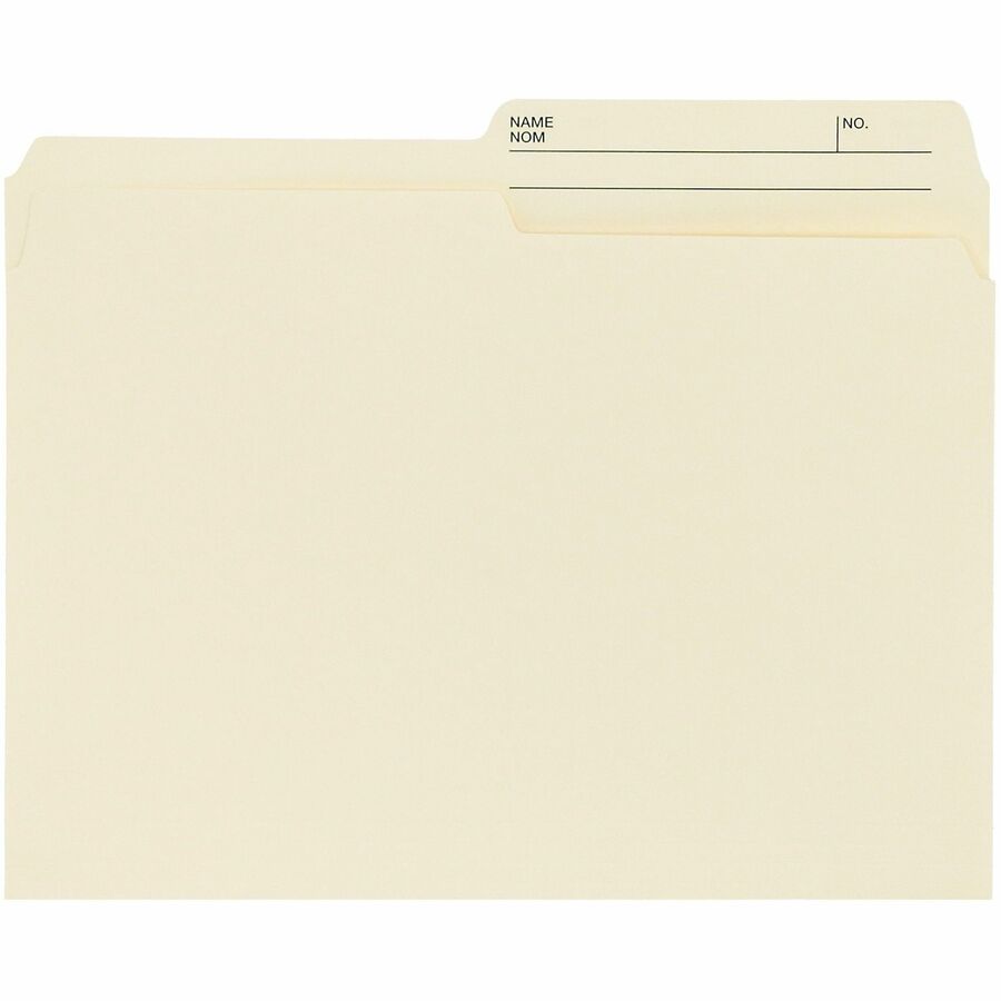 Offix 1/2 Tab Cut Letter Top Tab File Folder - 78001