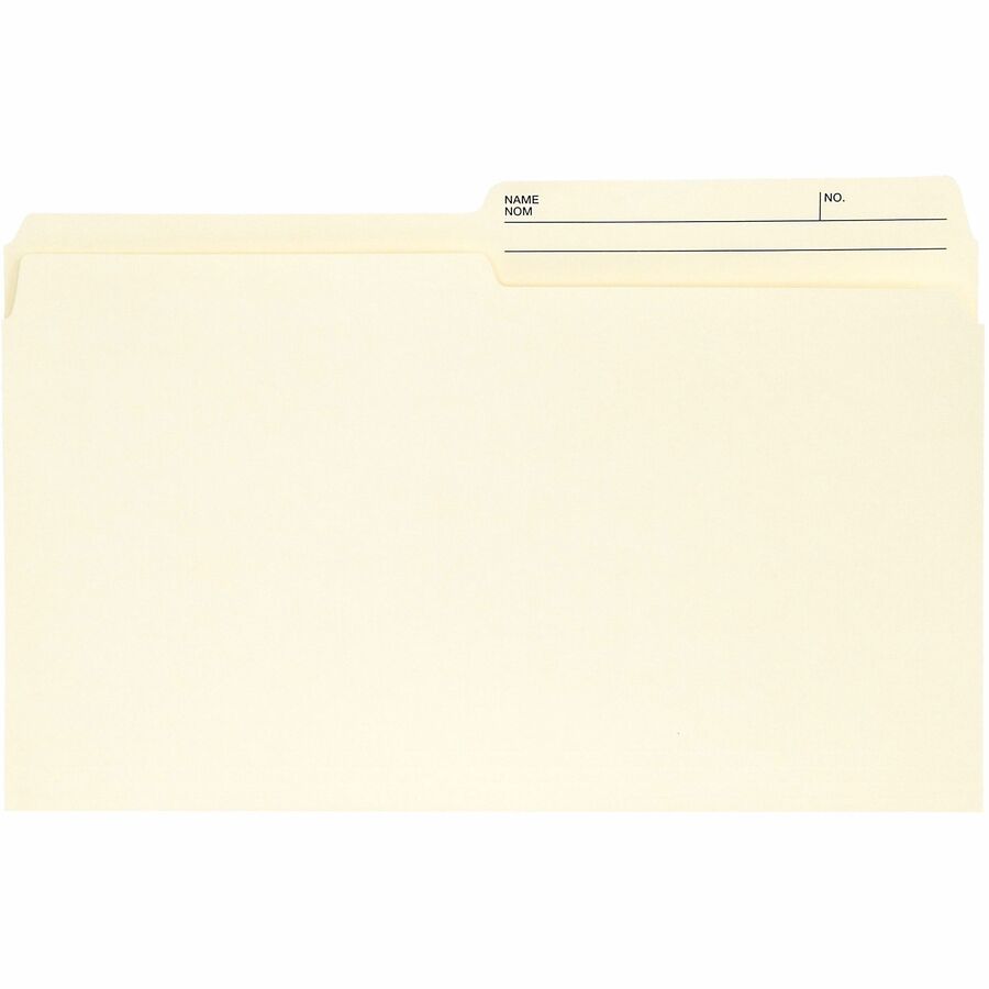 Offix 1/2 Tab Cut Legal Top Tab File Folder - 78002