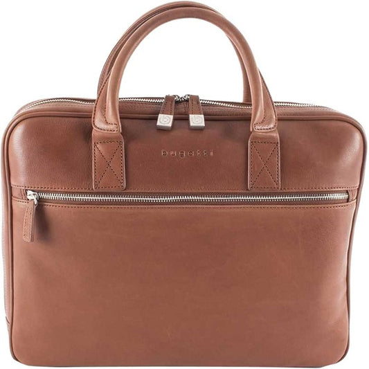 bugatti Sartoria Carrying Case (Briefcase) for 14" Tablet, Notebook - Cognac