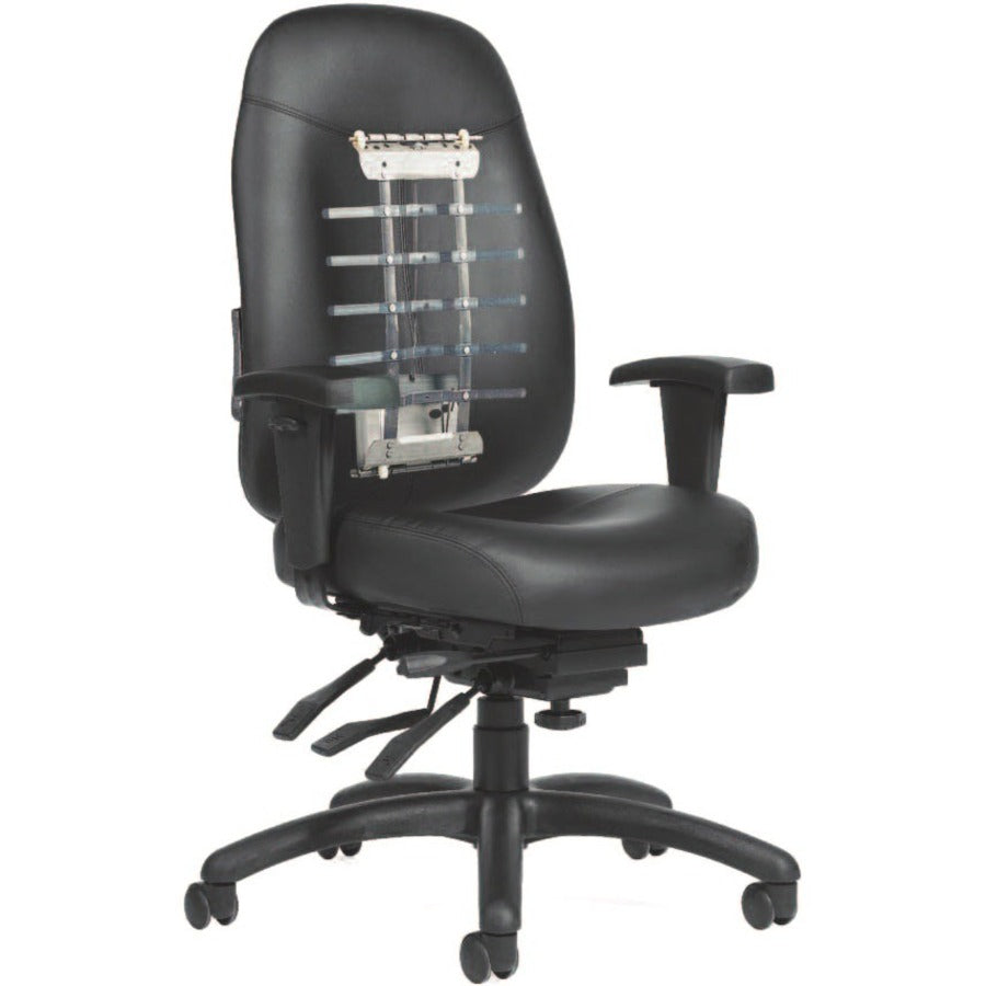 Global Granada Deluxe High Back Multi-Tilter - 1170-3 TC74 BLK 3BHP