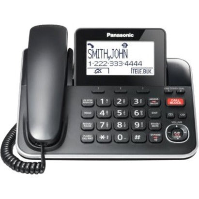 Panasonic KX-TGF870 DECT 6.0 Corded/Cordless Phone - Black – LDFC