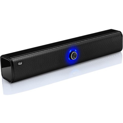 Adesso Xtream S6 2.0 Portable Bluetooth Sound Bar Speaker - 20 W RMS - Black - XTREAM S6